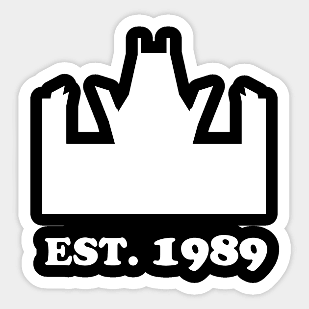 Est. 1989 Sticker by duchessofdisneyland